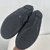 women Lucky Brand Emmie Leather Flat MSRP $89 Black Shoes 8W