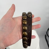 women Gap Studded Leather Brown Belt M