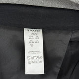 women Spanx Ponte Single Button MSRP $248 Blazer Black Jacket L