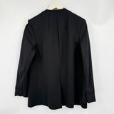 women Spanx Ponte Single Button MSRP $248 Blazer Black Jacket L