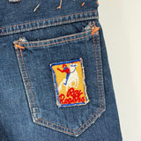 children Roy Rogers Vintage 1950's Denim Jeans Blue Children 6/7