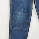 children Roy Rogers Vintage 1950's Denim Jeans Blue Children 6/7