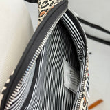 unisex Brighton NWT Wild Cat Belt Bag White Brown Black Purse