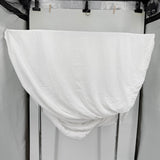Mooshop White Linen Rustic Style King Size Sheet Set MSRP $475 Home Decor