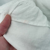 Mooshop White Linen Rustic Style King Size Sheet Set MSRP $475 Home Decor