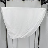 Mooshop White Linen Rustic Style King Size Sheet Set MSRP $475 Home Decor