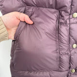 women Patagonia Bivy Hooded Vest Purple Jacket M