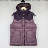 women Patagonia Bivy Hooded Vest Purple Jacket M