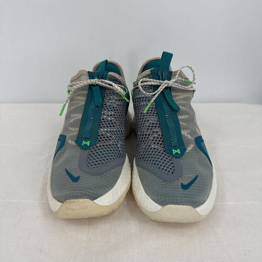 men Nike PG 4 PCG String Teal White Shoes 11.5