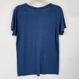 women Jungmaven Hemp Blend Tee Indigo Knit Top M