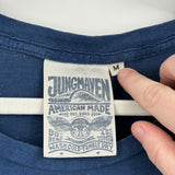 women Jungmaven Hemp Blend Tee Indigo Knit Top M