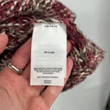 women Columbia Wool Blend Mock Neck Magenta Sweater M