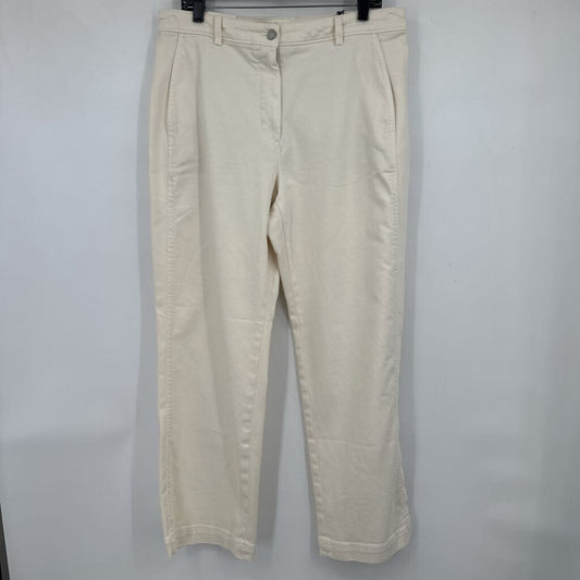 women Banana Republic NWT Straight Fit Weekender Cream Jeans 12