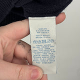 women Boden Wool Polka Dot Design Vest Navy Blue Gray Sweater 6