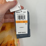 women Democracy NWT Knot Front Watercolor Print Tee Summer 2 Knit Top S