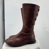 women Merrell Leather Boots Brown Shoes 8.5