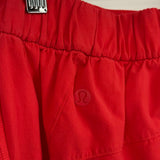 women Lululemon Your True Trouser High Rise Crop Carnation Red Pants 8
