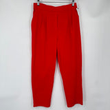 women Lululemon Your True Trouser High Rise Crop Carnation Red Pants 8