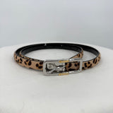 women Lauren Ralph Lauren NWOT Reversible Leopard/Patent Brown/Black Belt M