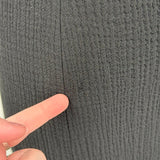 women J. Crew Textured Wool Strapless Pencil Black Dress 2