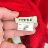 women Badiali Cashmere Blend Poncho Red Sweater OS