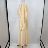 women H&M NWT Lyocell Apricot Cream Dress XS