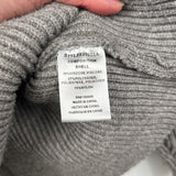 women dRA - Anthro Peplum Gray Sweater M