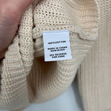 women 525 America Shaker Puff Cotton Ivory Sweater XS