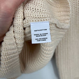 women 525 America Shaker Puff Cotton Ivory Sweater XS