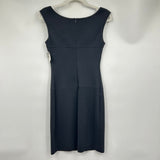 women Tara Jarmon Sleeveless Shift Est. MSRP $480 Black Dress 6