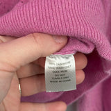 women Wyse MSRP $345 Cashmere Star Knit Orchid Pink Sweater 4