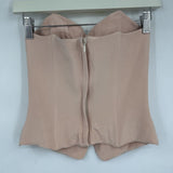 women Cerruti 1881 Silk Strapless Vest Blush Pink Woven Top XS