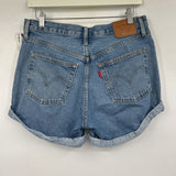 women Levi's Premium Premium 501s Blue Shorts 28/6