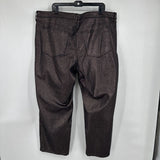 women Old Navy NWT OG Loose Metallic Black/Silver Jeans 22/3X