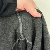 women Tahari NWT Long Merino Blend Cardigan Gray Sweater S