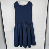 women Universal Standard Chloe Combo Midi Classic Navy Dress L/22-24