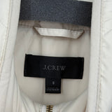 women J. Crew Excursion Quilted Vest Ivory Jacket S