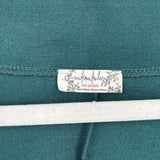 women Free People Carrie Layering Long Sleeve Spruce Green Knit Top XS
