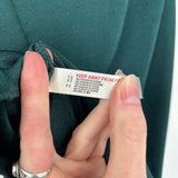 women Free People Carrie Layering Long Sleeve Spruce Green Knit Top XS