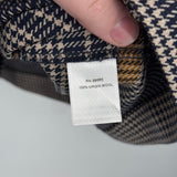 women Pendleton Virgin Wool Blazer Tan Black Yellow Jacket XL