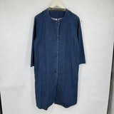 women Muji Denim Duster Blue Jacket S
