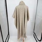 Made in Mexico Natural Wool Poncho Jacket