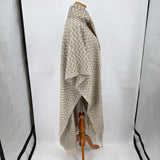 Made in Mexico Natural Wool Poncho Jacket