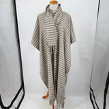 Made in Mexico Natural Wool Poncho Jacket