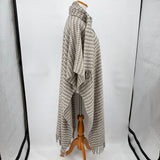 Made in Mexico Natural Wool Poncho Jacket