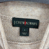 men J. Crew Merino Blend Rollneck Oatmeal Sweater S