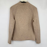 men J. Crew Merino Blend Rollneck Oatmeal Sweater S