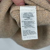 men J. Crew Merino Blend Rollneck Oatmeal Sweater S