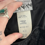 women D.B.A. LA Lace Mini Dress Black Vintage M