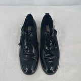 women Donald J Pliner Mesh and Patent Oxford Black Shoes 8